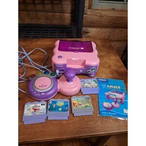 Lot VTech Vsmile TV Learning System 1 Console 1 Controller 4 Games